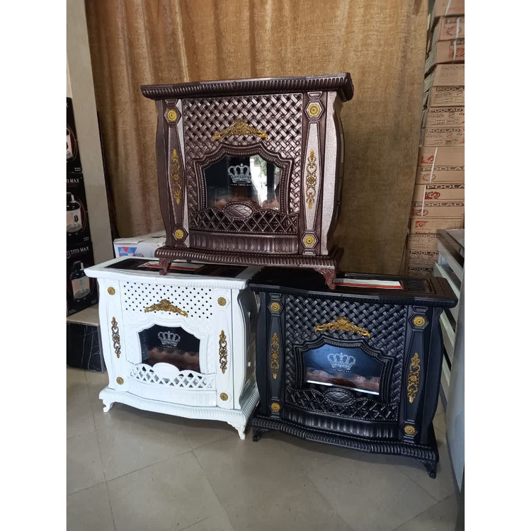 بخاری گازی 30 هزار طرح شومینه حصیری